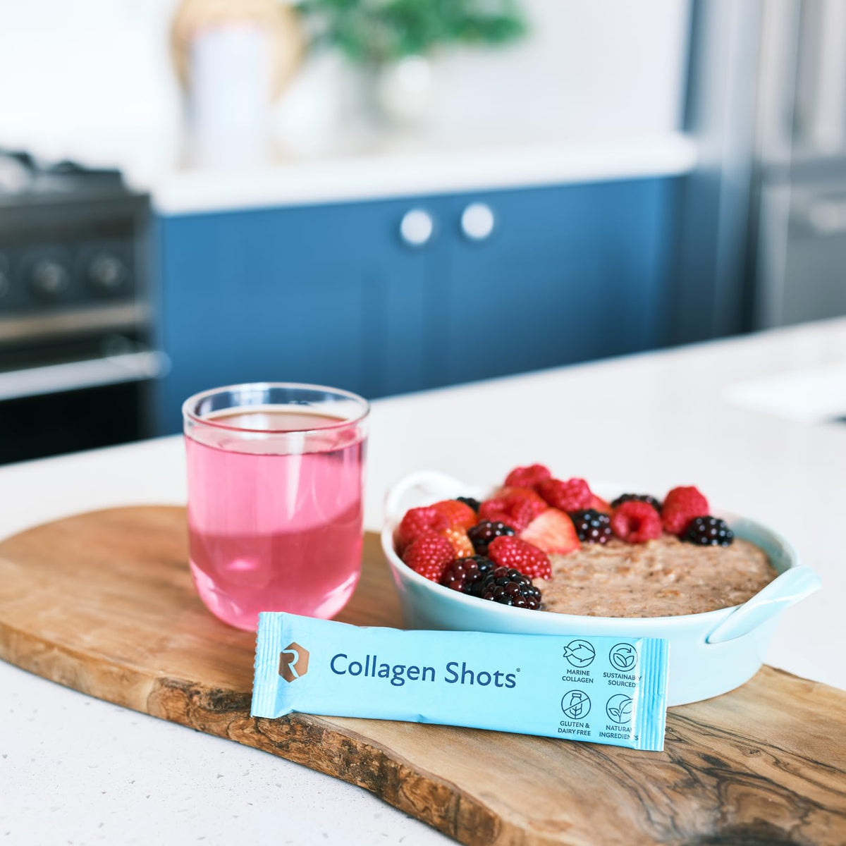 Rejuvenated Limited Rejuvenated Collagen Shots - Hydrolysed 10,000 mg Marine Collagen Drink with Antioxidants, Vitamins & Hyaluronic Acid (24 Sachets)