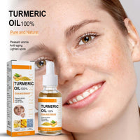 KKwoter Turmeric Oil Facial Serum - Diminish Spots, Illuminate, Moisturize. Improves Skin Tone. For all Skin Types (10ML)