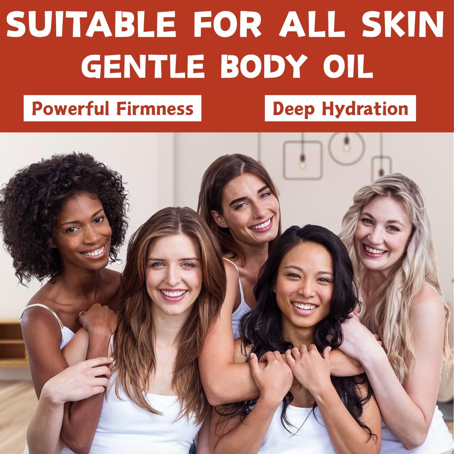 ISBEAUSOLS 2PCS Magic Body Firming Oil, Magic Luxury Body Oil, Moisturising Body Oil for Women, Hydrate & Tighten Loose Skin, Reduce Fine Line & Wrinkles, Imporve Skin Tone, Friendly to All Skin Types, 100ml × 2