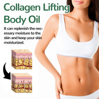2PCS Collagen Body Oil Set - Firming, Moisturizing, and Nourishing Massage Oil for Skin Care