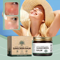 Natural Sunscreen, Zinc Oxide Cream, Tallow Sunscreen, Natural Tallow Sun Cream for Face & Body, SPF50 Suncream, UVA/UVB Protection - Lightweight Sun Balm, Deeply Moisturizing for Face & Body