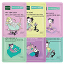 6Pcs Sheet Masks,Hydrating Face Mask Set for Teenage Girls,Face Mask Skincare,Moisturising and Firming Nourishing Face Masks - Soothing Sheet Face Mask