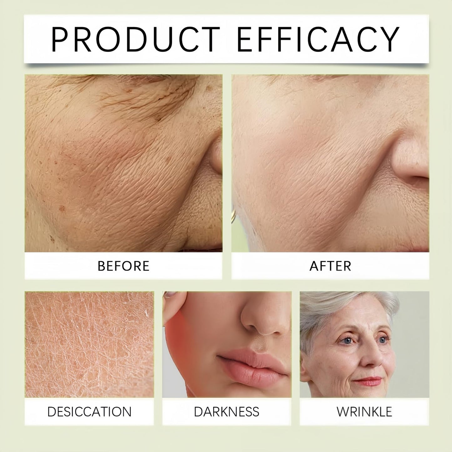 Xunzhi Skin Tightening Cream for Face with Instant Lift Effect,Skin Tightening Cream for Face,Anti Wrinkle F/ace C/ream,Instant F/ace Lift C/ream,Hyaluronic Acid Moisturizer,S/kin Firming Cr/eam Serum