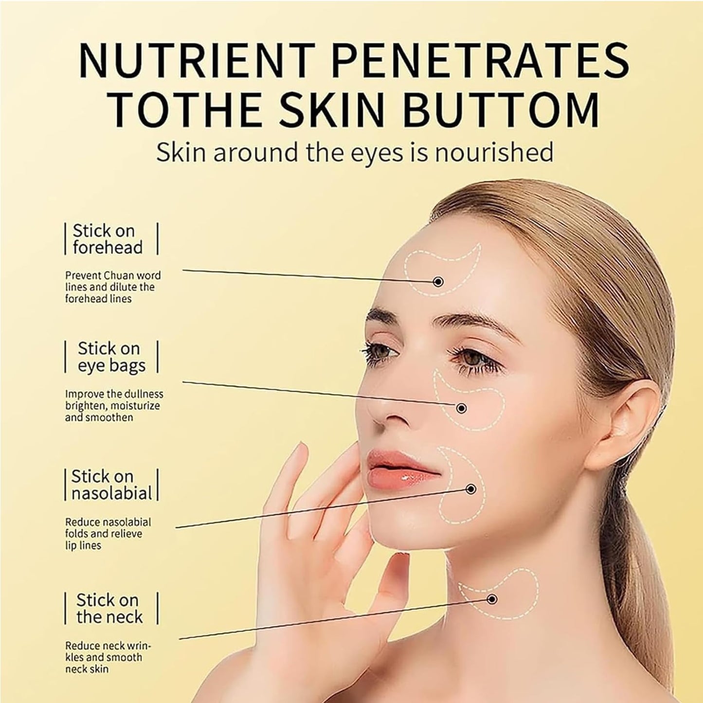 60 Pcs Under Eye Gel Patches for Puffy Eyes Dark Circles Eye Bags,Under Eye Masks, Dark Circles Under Eye Treatment Women,Anti-Wrinkle, Anti-Aging, Fine Lines and Wrinkles