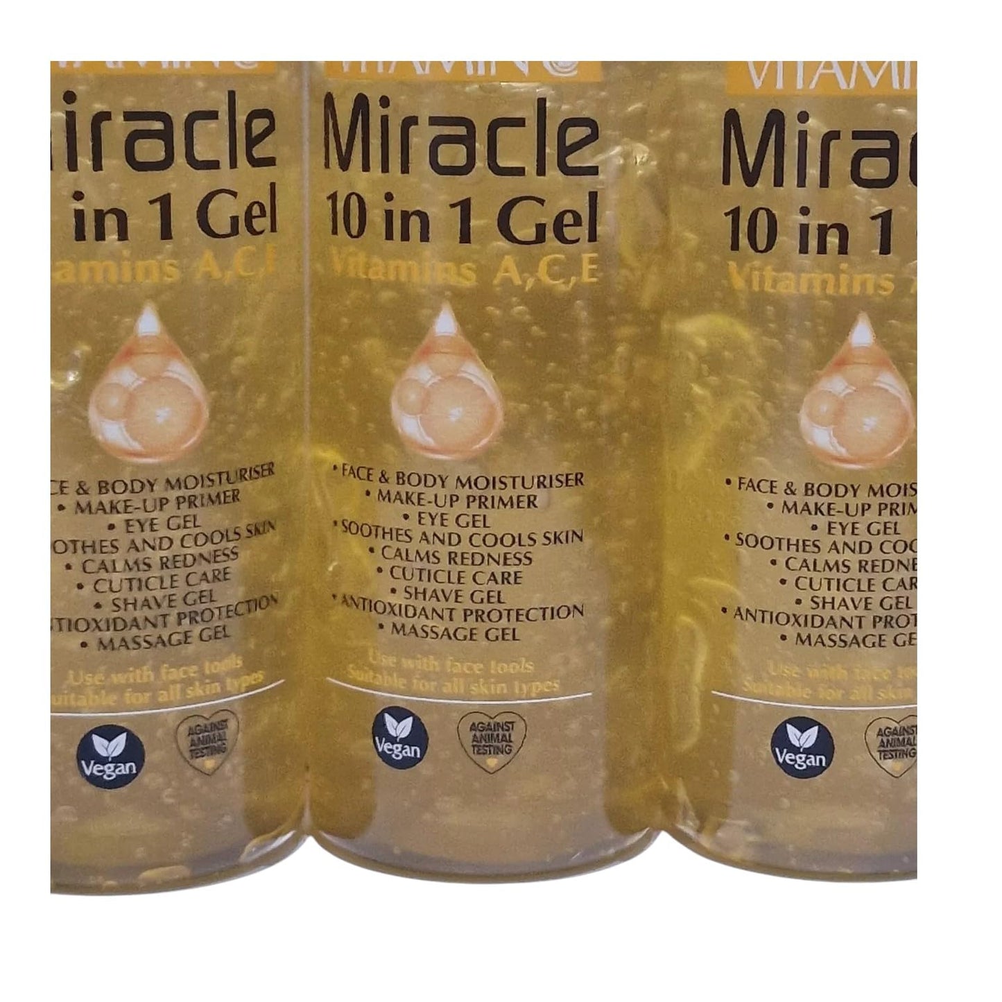 Generic MIRACLE GEL VITAMIN C Reduce the Appearance of Dark Spots,210 ML By Ā ñø ṽī ā, 2 Pack With Free Aloe Vera Lip Balm