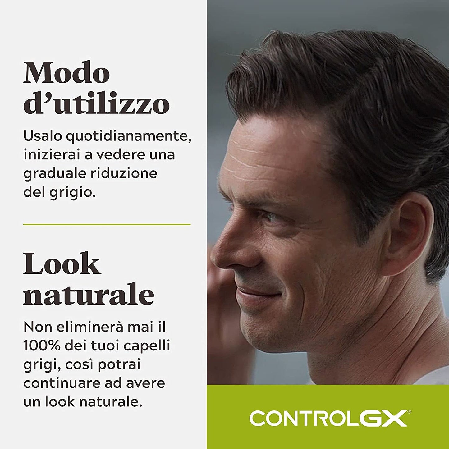 Just For Men Just for men Control GX, Grey Reducing 2-in-1 Shampoo & Conditioner for Grey Hair – All Shades, 147 ml
