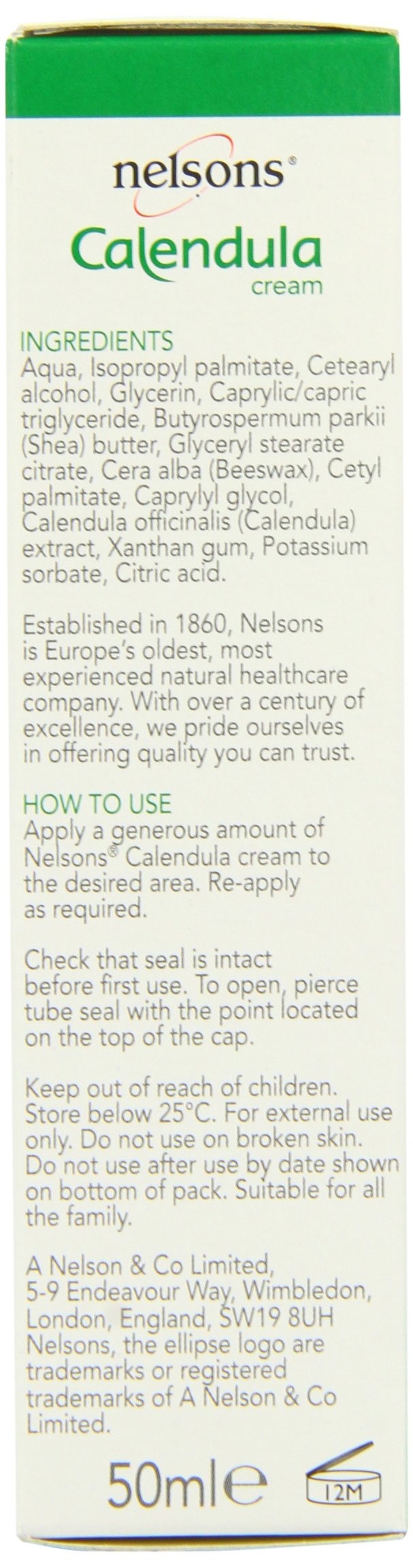 Nelsons Calendula Cream 50g