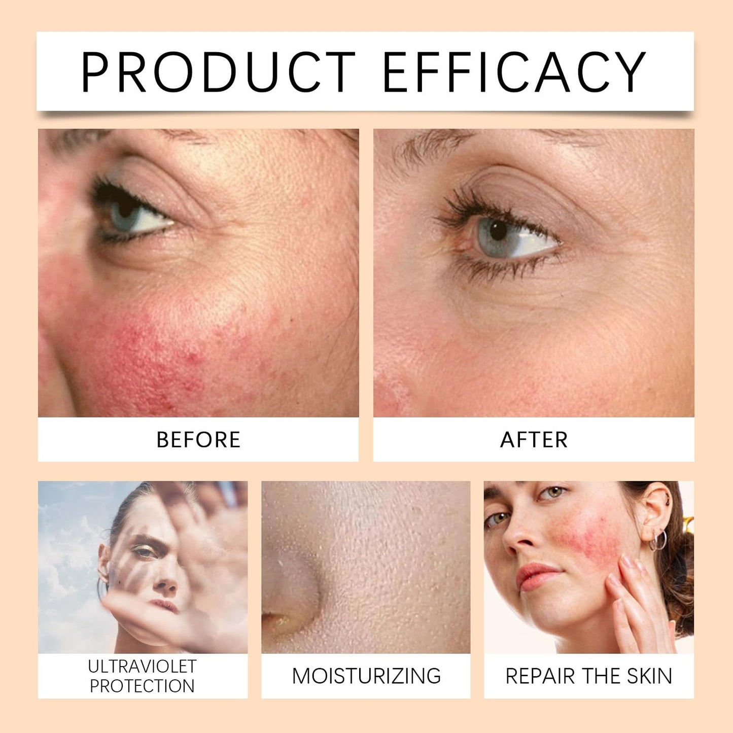 Fankayi Collagen Sunscreen SPF 90 PA+++,Ultra High Protection Sunblock Against UVA/UVB,Factor 90 Sun Cream Face Moisturiser,Ultra Light UV Protetion Face Sunscreen,Sunscreen Fa/ce,Factor 90 Sun Cream