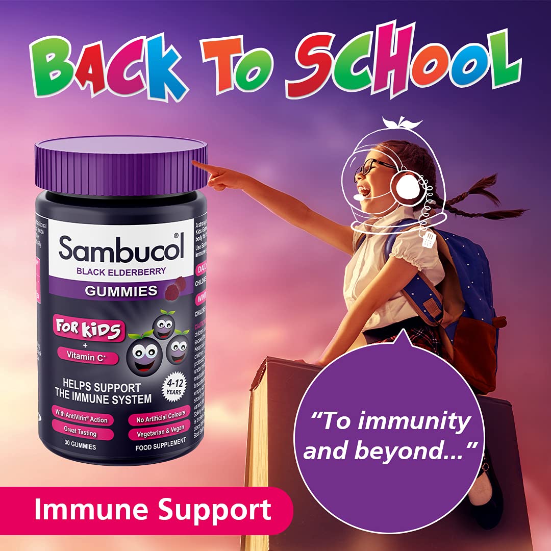 Sambucol SAMBUCOL KIDS GUMMIES 30'S, 30 Count (Pack of 1)