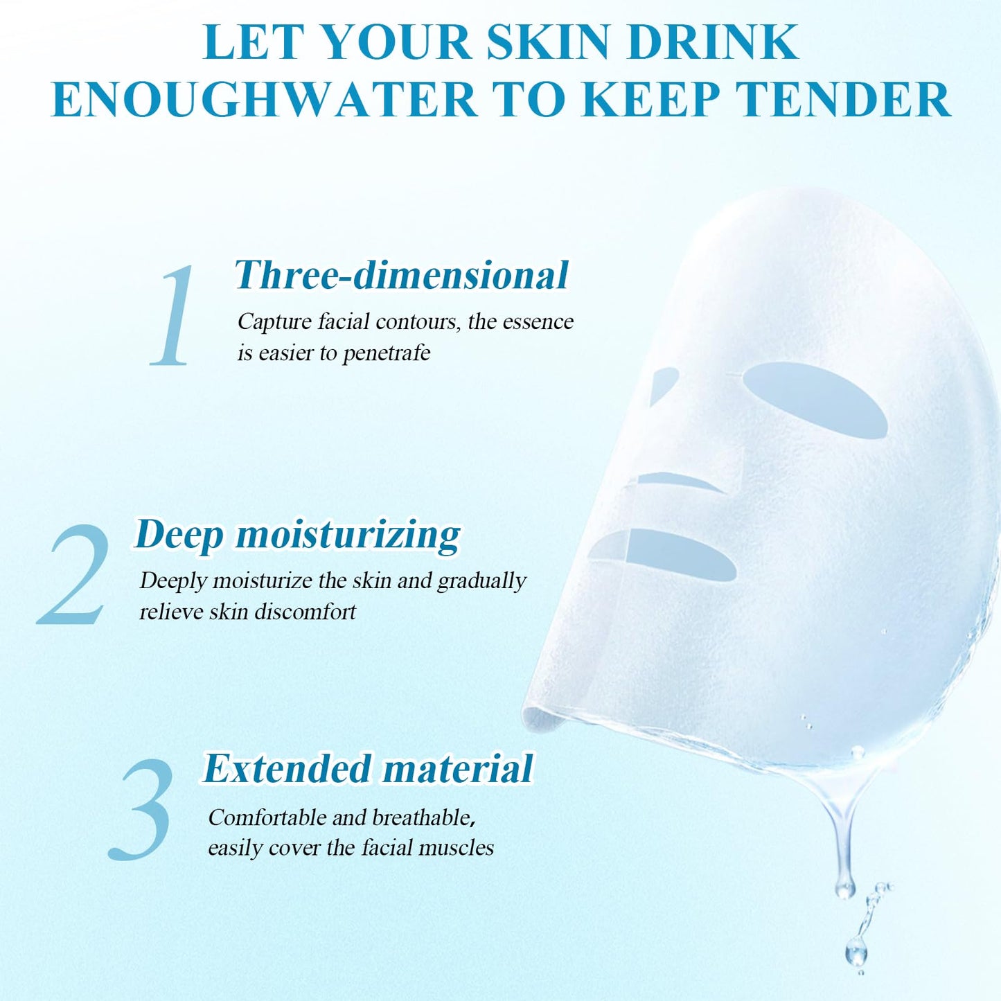 Katslyn 12PCS Face Masks Skincare Set,Daily Care Face Sheet Mask,Organic Face Mask Set,Hydrating&Soothing Facial Mask,Face Masks Beauty,Hydrating,Moisturizing,Soothing and Repairing,for All Skin Types