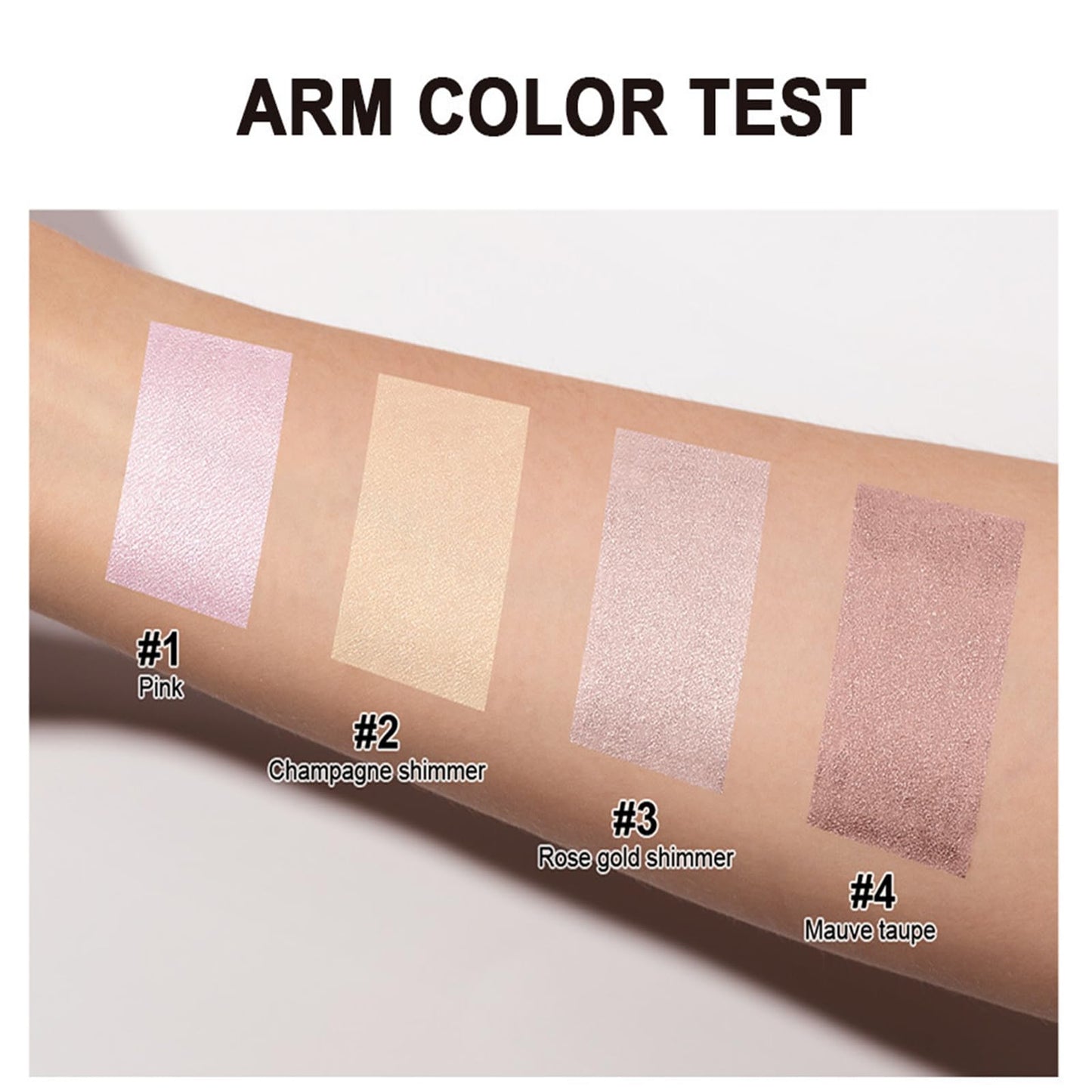 Generic Waterproof Eyeshadow Stick with Creamy Matte Shimmer, Brightener Eye Liner for Women, Long Lasting Blendable Eye Makeup, Smooth Glide Formula for Easy Application, Dual-Ended (#Rose gold shimmer)