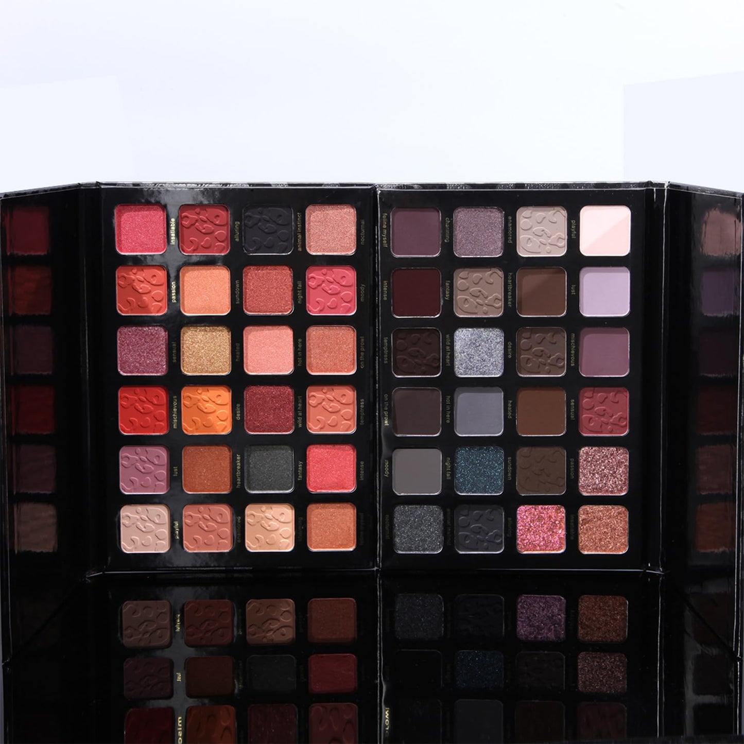 Generic 24 Color Leopard Print Eyeshadow Palette - Matte and Shimmer Shades Easy Blending Eyeshadow, Natural, Nude, Brown, and Smokey Makeup for Women Bold Party Look