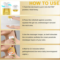 MEITREND Neck Creams for Firming Roller,AH-8 Firming Neck Cream for Sagging Skin,Neck & Eye Care Set,Eye Cream for Dark Circle and Puffy Eye,Tightening & Reduce Double Chin,Skin Tightening Cream Body