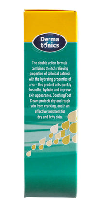 Dermatonics Soothing Foot Cream - Rapid Relief for Athlete’s foot, Dermatitis, Dry Skin Conditions with Calming Colloidal Oatmeal | Suitable for Diabetics and is Vegan-friendly | 70 ml