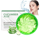 ISBEAUSOLS Overnight Sleeping Facial Mask - Overnight Face Mask - Aloe Vera Gel & Hyaluronic Acid - Anti Aging Hydrating Face Mask - Calm Restore Skin Care& Repair - Gel Texture