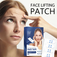 Oumun 120 Pcs Face Lift Tapes for Facial Wrinkles Reduction,Face Lift Tape,Lifting Invisible Face for Tapes Tightening Skin,Waterproof and Instant Makeup Tool for Wrinkles,Elasticity Tighten Lift Patches