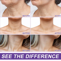 QUANHAO Ah-8 Firming Neck Cream 120g, Neck Firming Creams Contain Hexapeptide, Reduce Wrinkles Fine Lines And Double Chin, Firm And Lift Sagging Skin, With Double Roller Massage, Tighten And Lift Neck Cream
