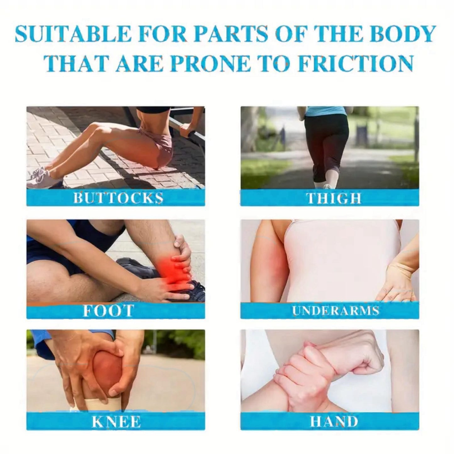 LaluluTek Sweat & Water-Proof Anti-Chafe Stick for Active Lifestyles. Prevent Thigh Rashes & Sports Chafing with Long-Lasting Protection. Anti-Friction Cream for Dryness & Comfort