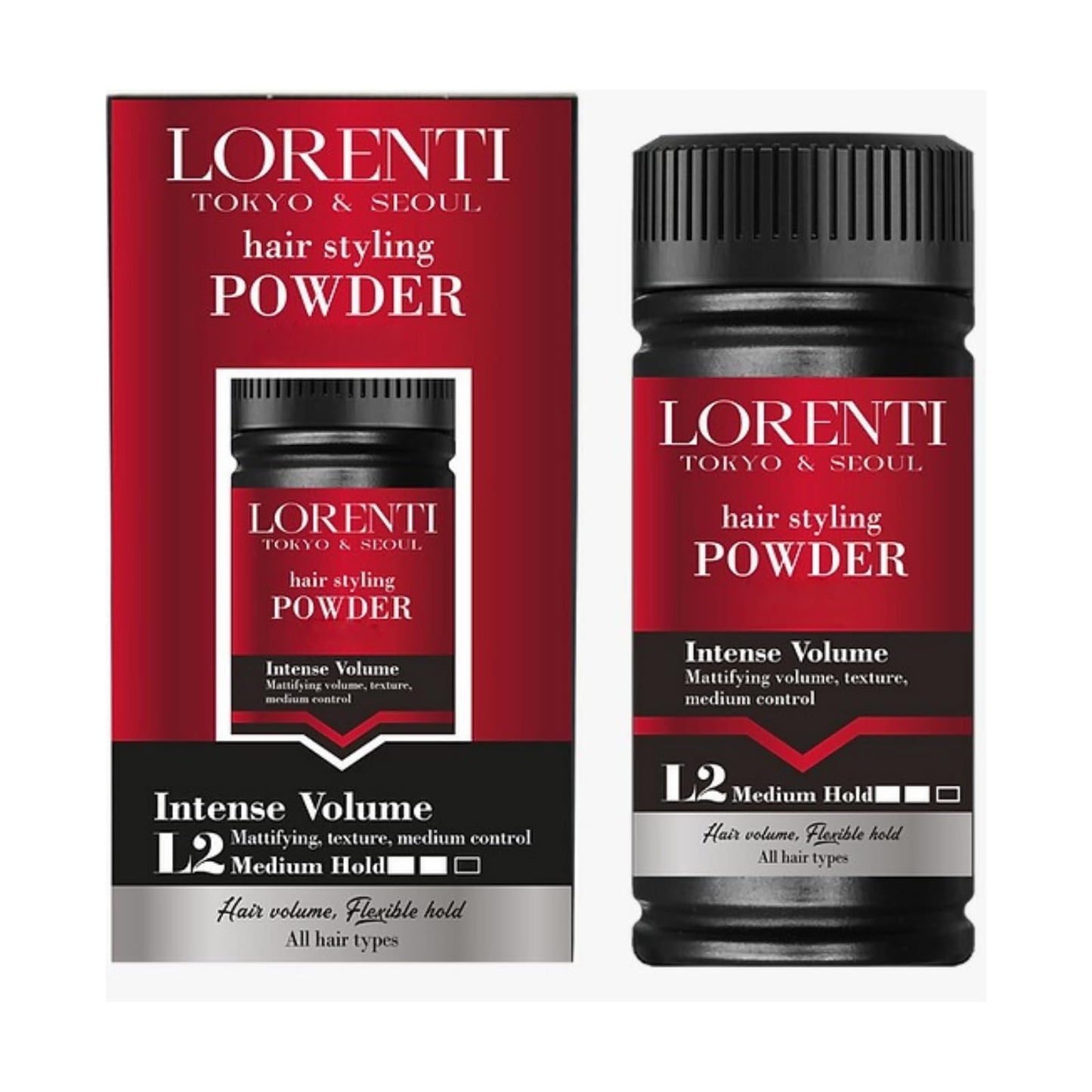 Lorenti Hair Styling Powder Wax L3 | Intense Volume | Mattifying Volumizing Texturizing | Strong Hold 20gr