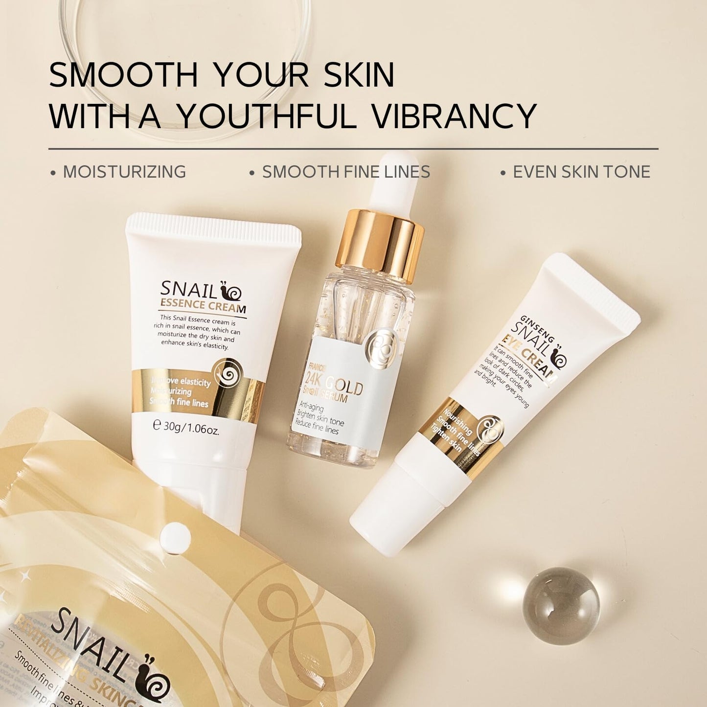 TBeautfave Skincare Gift Set for Teenage Girls, Snail Skin Care Sets & Kits, Moisturizing Skincare Sets, Pamper Sets for Women Gifts, Hydrating & Nourishing