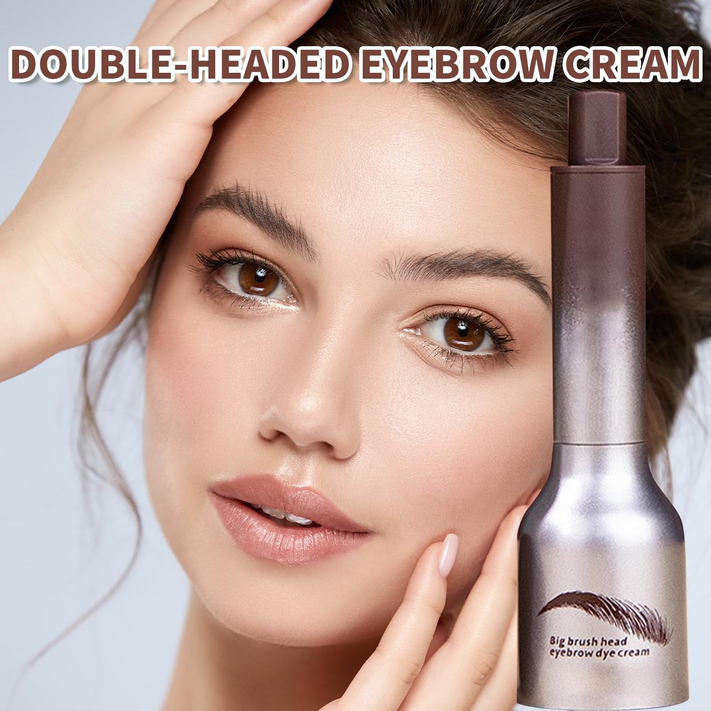 Generic Instant Brow Brush & Dip Kit – Waterproof Angled Eyebrow Brush with Brow Pomade and Brow Gel – Natural Sheglam Eyebrow Look – Beauty Brow Definer for Women, Long-Lasting Brow Makeup Tool