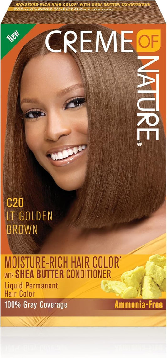 Generic MCreme of Nature Liquid Hair Color, Golden Brown C20