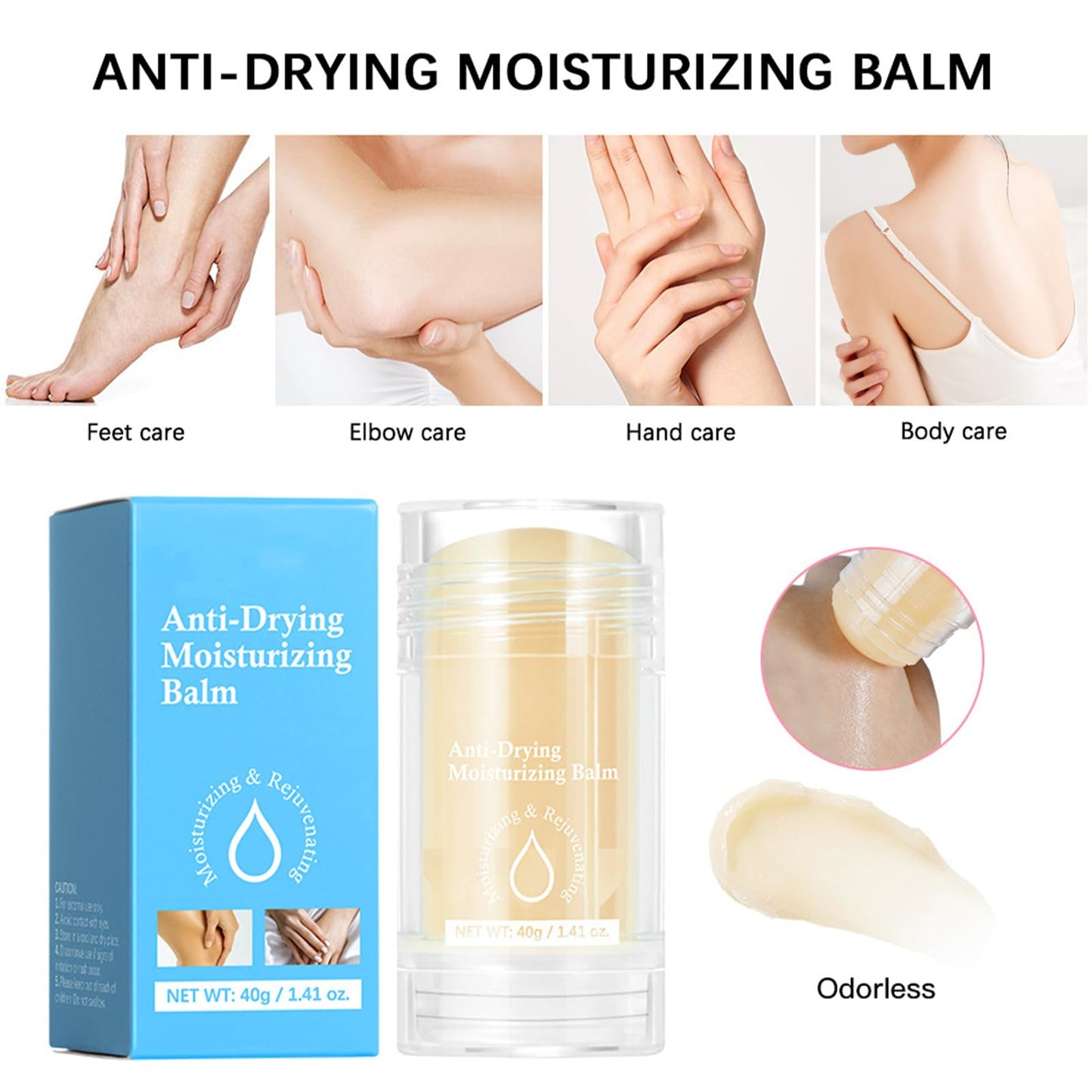 NLFOX Foot Cream - Cracked Heel Repair Cream - Foot Care Cream for Very Dry Feet & Hands - Foot Cream for Cracked Heels and Dry Skin Deep Moisturizing,Callus Remover Nourishes Soften