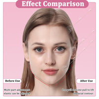 Anmahe 80 Pcs Face Lift Tape, Invisible Face Lift Patches with 16 Lifting Ropes Instant Facelift Tape Face Neck Lift Tape Double Chin Lifting Saggy Skin Face Lifter Tape for Skin Firming Makeup Lifting Tool