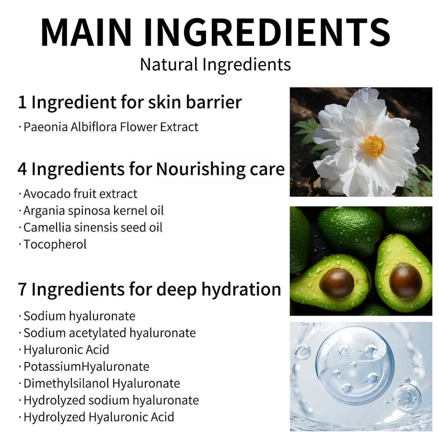 147 Barrier Cream - Moisturizing Face Cream For Women - Face Moisturizer For Daily Skin Barrier Repair Care - Deep Hydrating with Paeonia Albiflora Flower Extract 1pc