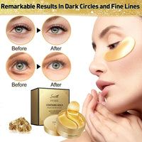 60 Pcs Under Eye Gel Patches for Puffy Eyes Dark Circles Eye Bags,Under Eye Masks, Dark Circles Under Eye Treatment Women,Anti-Wrinkle, Anti-Aging, Fine Lines and Wrinkles