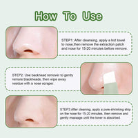 DOOCECIY Nose Pore Blackhead Scraper for Women Men Deep Skin Cleaning