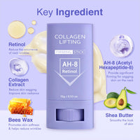 AH8 Neck Firming Cream Stick, Neck Tightening Cream: Anti-Wrinkle & Tighten Treatment Firming Lifting Neck-Cream For Smooth, Youthful Décolleté, Nec-k Tightening Products