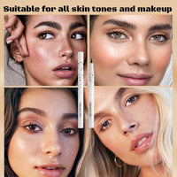 Jinjiar Freckle Pen,Freckle Makeup Pen,Natural Lifelike Freckle Pen,Waterproof Long-Lasting Soft Spot Pen for Natural Like-real Makeup,Easy to Color & Waterproof Freckle Make-up Pen,Brown Liquid Eyeliner