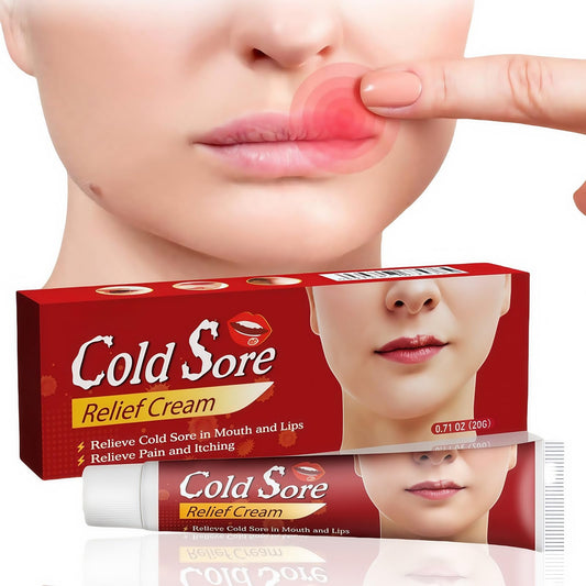 Fankayi Cold Sore Treatment Cream,Co/ld So/re Cream for Lips,Rapid Relief for Cold Sores,Mouth Ulcer Treatment for Adults,Mouth Ulcer Treatment,Mouth Th-Rush Cure for Adults,Coldsore Cream for Lips