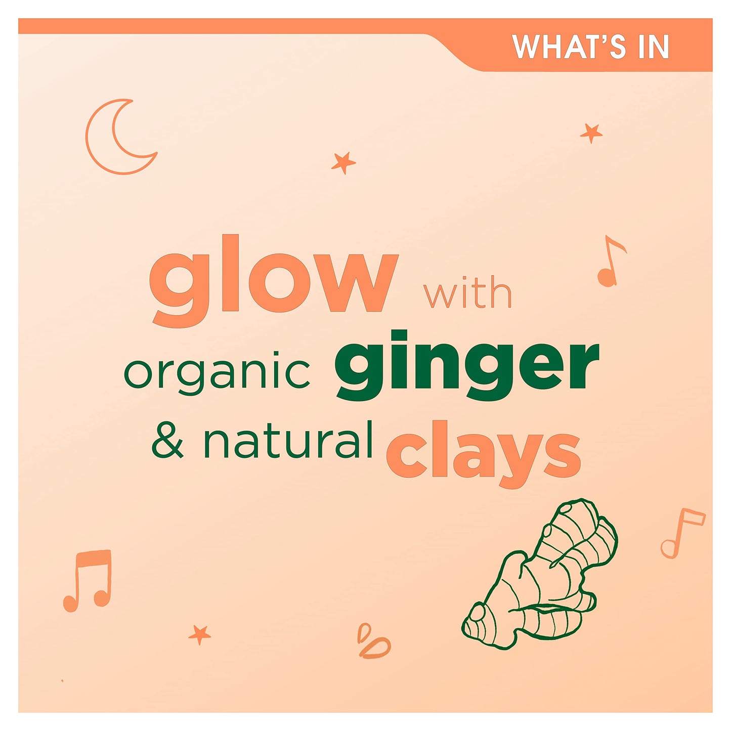 Simple Protect 'N' Glow Detox & Brighten Clay Mask deep-cleansing and skin brightening for glowing skin 50 ml