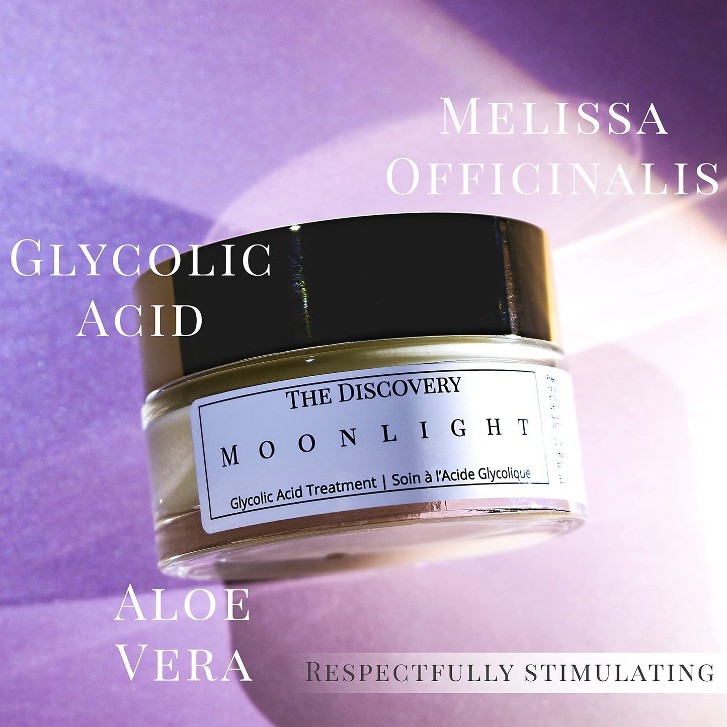 VEGAN Glycolic Acid 10% Night Cream, Super Rich Exfoliating Moisturiser, Anti-Aging, Anti Wrinkles, Cruelty-Free, Free from Nasties, Aloe Vera, Vitamin E, Moonlight - 50mL / 1.7oz