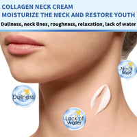 Tbeautafve Neck Firming Cream, Collagen Neck Cream Brightening Cream Skin Tightening Cream Neck Double Chin Reducer for Women Neck Anti-Wrinkle Cream Tightening Lifting Sagging Skin