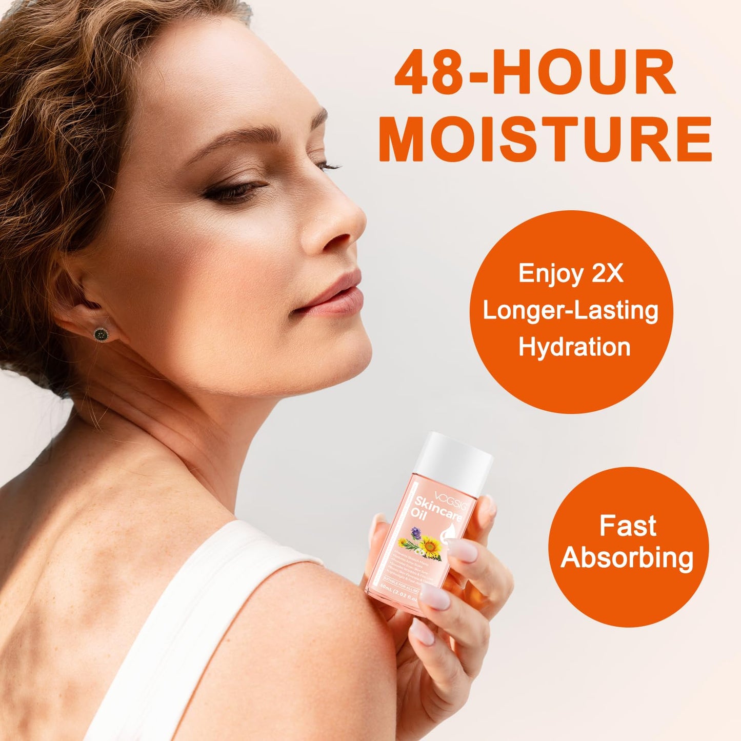 Tamiodfo Skincare Body Oil, Serum for Scars and Stretchmarks, Face Moisturizer Dry Skin, Non-Greasy, Dermatologist Recommended, Non-Comedogenic, For All Skin Types, with Vitamin A, E