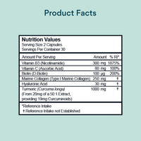 Bettervits Niacinamide Complex | Full Skin Coverage | Hair & Nails | Smooths & Hydrates | with Marine Collagen & Hyaluronic Acid
