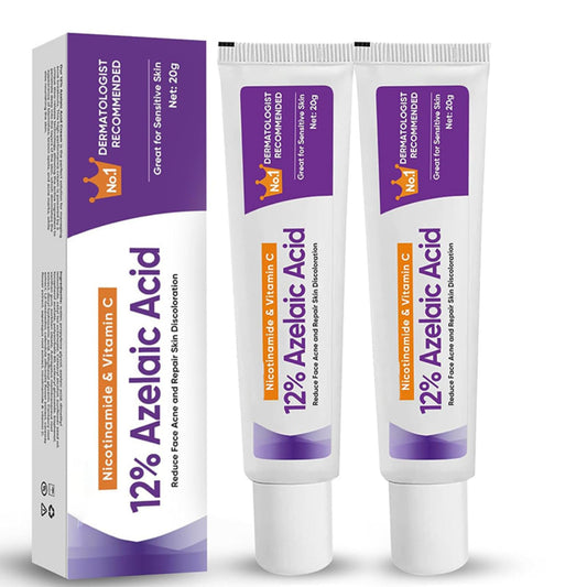 XdealCozyxc 2 PCS The Ordinary Azelaic Acid Serum, Azelaic Acid Cream Brightening Face Skin Care Pigmentation Treatment for All Skin Types