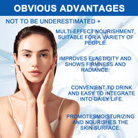 Guegine Hyaluronic Acid Powder for Face, Hyaluronic Acid Powder Organic, Low Molecular Weight, Water-Soluble Moisturizing Ingredients, Deep Hydration, Moisturizing the Skin