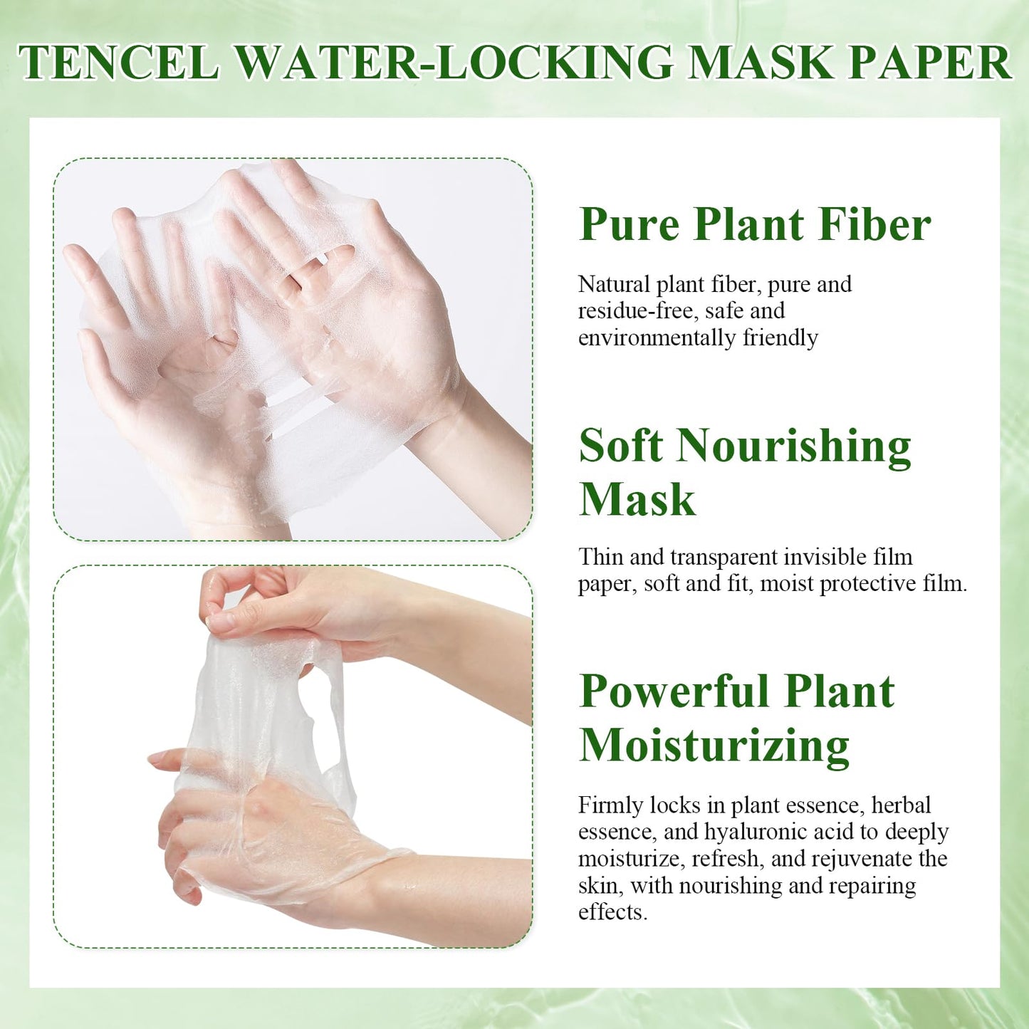 wimony 12pcs Moisturising Sheet Face Mask, Sheet Masks Multipack for Purely Natural Plant and Fruit Organic Extracts Moisturizing Repairing, Face Masks Skincare Sheet with Firming Brightening
