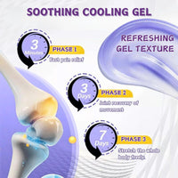 Kr-EIN Massage Gel - Soothing Pain Relief Massage Gel 100g - Natural Joint Pain Relief Purple Gel, Rapid Absorption Joint Cream for Back, Neck, Knees, Sports Recovery, Deep Muscle Pain Relief