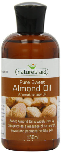(3 Pack) - Natures Aid - Almond Oil | 150ml | 3 Pack Bundle