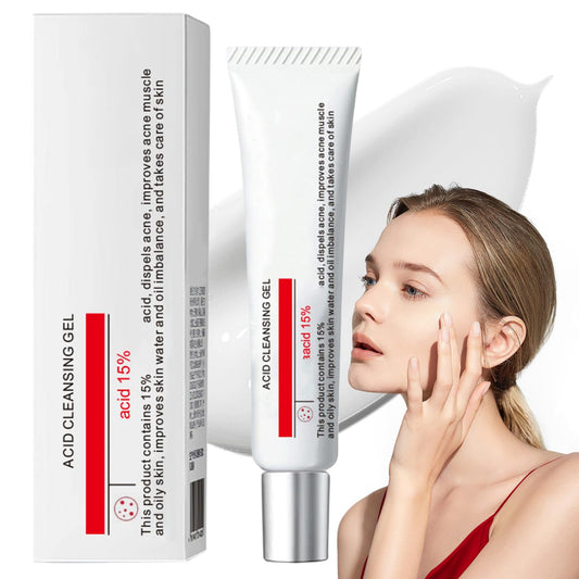 Cureluxe 15% Acid Acne Treatment Cream with Niacinamide & Vitamin C - Anti-Acne Face Cream for Spot-Prone Skin - Hydrating Serum for Clear Skin - Moisturizing Face Cream Daily Skincare