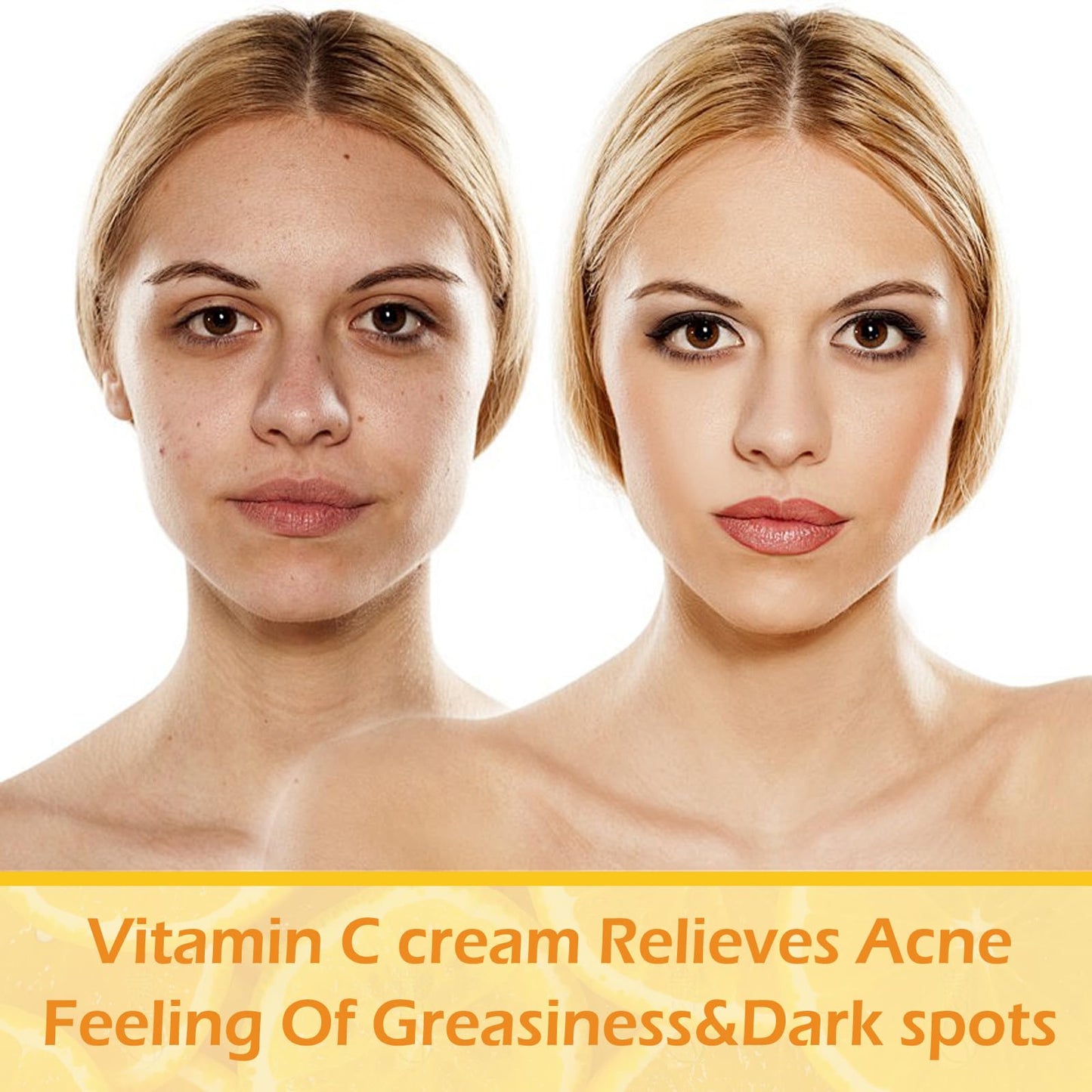 FALILUV Vitamin C Face Cream With Niacinamid,Retinol, Brightening Face Moisturiser For Women,Anti Aging Wrinkles,Orange Extracted Organic Face Cream Natural Skin Care For Dark Spots Acne,Fine Lines