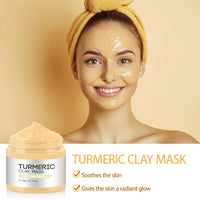 DUNTAIL Clay Mask Set – Face Masks Skincare with Turmeric, Dead Sea Mud & Green Tea for Deep Cleansing and Oil Control (3 x 70g)