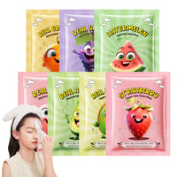 Cureluxe Kids Face Masks for Girls – 7PCS Fruit Hydrating Face Mask Set with Collagen Face Mask & Fruit Extracts – Gifts for Teenage Girls – Skincare for Kids – Teen Skincare – Women's Pamper Set