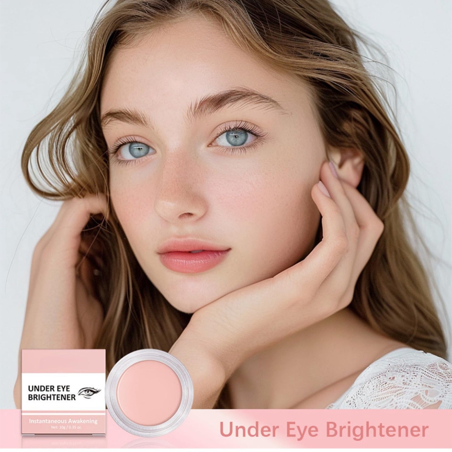 Xinyig Under Eye Brightener,Eye Concealer Instant-Anti Aging Eraser,Instant Anti Age Eraser Eye Concealer,Colour Correcting Eye Brighte/ner,Correcting Eye Brightener & Primer Dark Circles,Korean Makeup