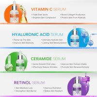 NORDBURY Nordbury Vitamin C Serum, Pure 20% Vitamin C with Vitamin E & Hyaluronic Acid for Face Day & Night, Brighten Skin Complexion Boost Collagen Production Fade Dark Spots Protects Skin from Radicals